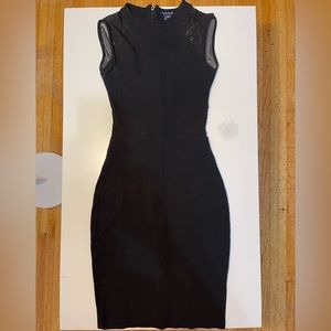 French Connection Midi Black Dress 2